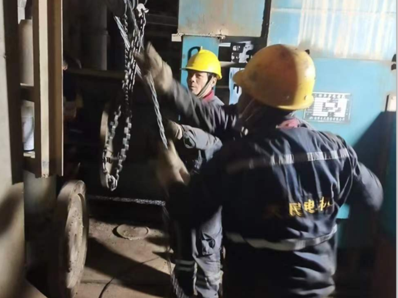 外圍工程維（wéi）修現場